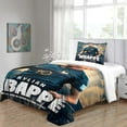 thumbnail image 5 of Kylian Mbappé Captain 3-Piece Single Bedding Set, France Football Star Bed Set, Aesthetic Pattern, 100% Soft and Pleasant Microfiber, 5 of 5