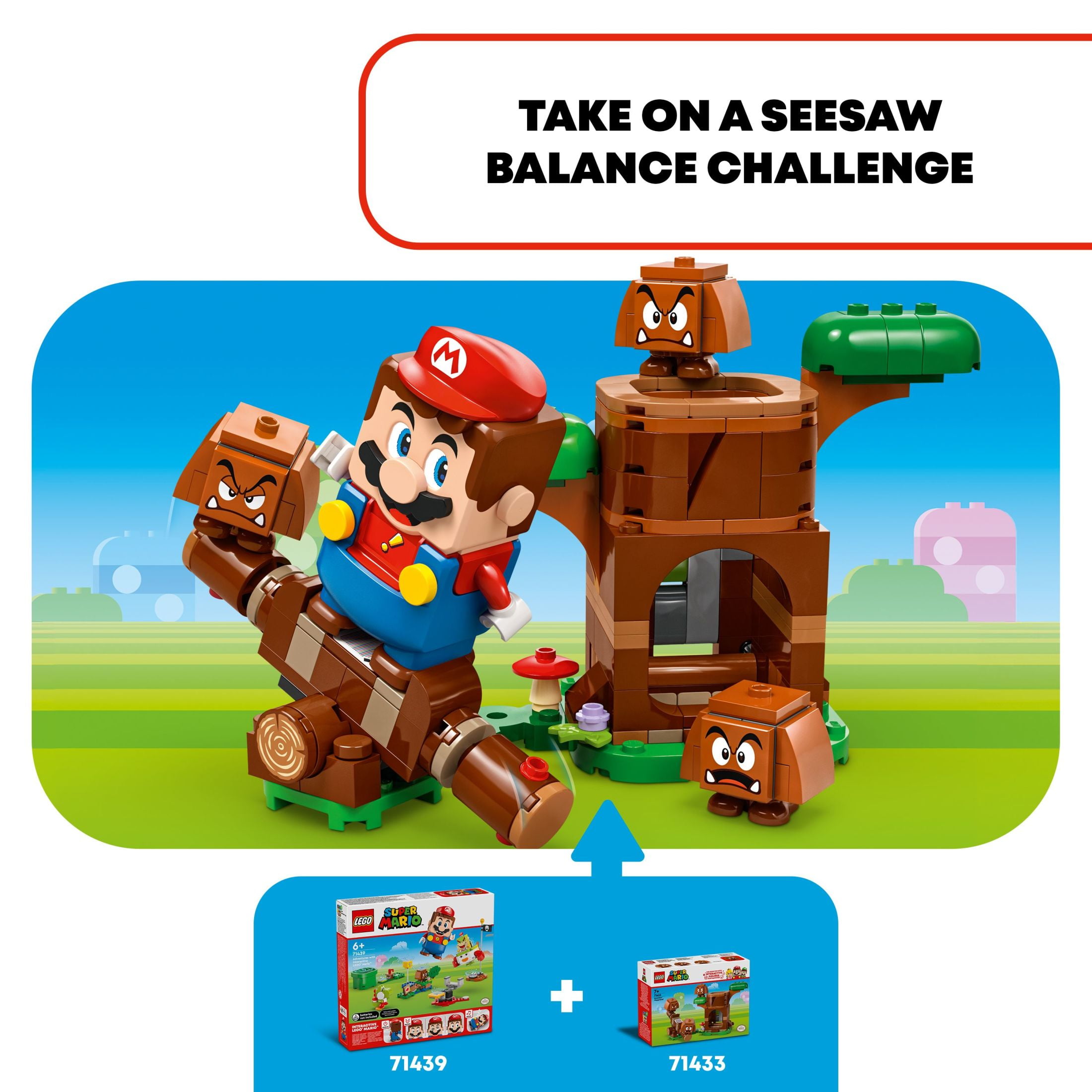 LEGO, Super Mario Toys, Goombas' Playground, 173 Pieces - Walmart.com