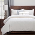 thumbnail image 2 of SIScovers  Luxury Ticking Stripe Pewter Farmhouse Cotton-blend Down Alt Duvet Set California King 6 Piece, 2 of 5