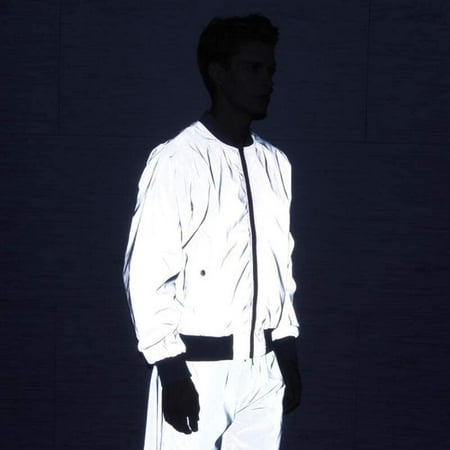 Sports Reflective Clothing Reflective Flight Jacket Reflective Baseball Uniform for Men Women Hip Hop 3M Charge Reflective Jacket (Color : Gray, Size XXXL) | Walmart Canada Sports Reflective Clothing Reflective Flight Jacket Reflective Baseball Uniform for Men Women Hip Hop 3M Charge Reflective Jacket (Color : Gray, Size XXXL) | Walmart Canada