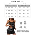 thumbnail image 6 of Anygrew Satin Pajamas for Women Stretchy Silk Camisole with Built in Bra and Satin Slip Shorts, 6 of 7