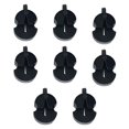 thumbnail image 3 of Amortiguador de cuerdas de violín Sil Práctica de reducción de ruido uversal Sli para piezas de instrumentos musicales de violín acústico Negro shamjiam violín mudo, 3 of 7