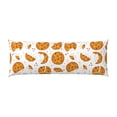 thumbnail image 2 of Lsque Yellow Biscuit Body Pillow Case Cover,Ultra-Soft Microfiber Bed Pillow Cases 20x54 inches,Elegant Bedding,Breathable Durable Pillow Cover with Envelope Closure, 2 of 8