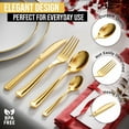 thumbnail image 6 of Exquisite 120 Pack Gold Plastic Tea Spoons - Heavy Duty - Disposable - Ideal for Catering & Parties, 6 of 8