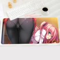 thumbnail image 3 of Bonita alfombrilla de ratón de Anime Hentai de lujo para chica, alfombrilla de goma para teclado de Gamer, alfombrilla de escritorio grande de oficina para Juegos de PC suave portátil, 3 of 5
