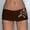 Brown, variant on HAIJIE Swim Shorts Women Comfy Elastic Waist Shorts 2026 Hiking Cargo Swim Shorts Outdoor for Women Pleated Beach Vacation Clothes Short