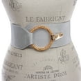 thumbnail image 2 of Women's 3" (75 mm) Wide High Waist Fashion Stretch Belt with Ring Hook Buckle, 2 of 2