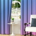 thumbnail image 5 of Lfeey Bedroom Living Room Room Darkening Blackout Curtains 63 Inches Long, Purple, 2 Panels, 5 of 6