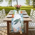 thumbnail image 4 of Table Runners 72 Inches Long Dress Scarves, Sea Turtle Coastal Farmhouse Kitchen/Dining Table Runner, Coffee Tablerunners, Summer Nautical Starfish Coral Ocean 14x72 Inch, 4 of 9