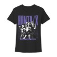 thumbnail image 1 of Playera Kpop Demon Hunters X para Mujer, Cuello Redondo Manga Corta Negro Talla CH, 1 of 4