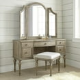 thumbnail image 5 of Steve Silver Highland Park Vanity Desk Driftwood, 5 of 5
