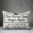 thumbnail image 3 of Creative Products Sleigh Rides 14x20 Spun Poly Pillow, 3 of 3