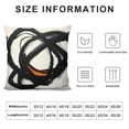 thumbnail image 5 of PIKWEEK  Black and White Pillow Covers  Pillow Case Modern Abstract Throw Pillow Covers Decorative Cushion Covers for Home Sofa Couch Bed, 5 of 5