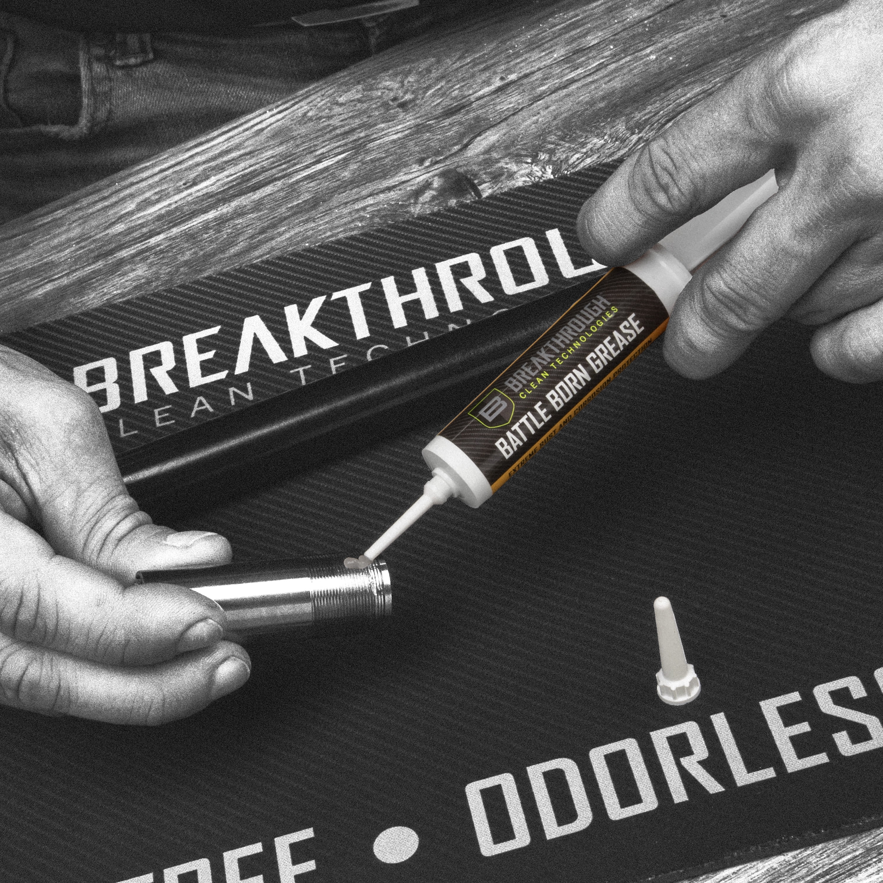 Breakthrough Clean Technologies® Battle Born Grease, 11cc Syringe, Clear