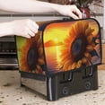 thumbnail image 7 of Picia Sunset Coast Sunflower Print 2 Slice Toaster Cover , Toaster Protector Dustproof Kitchen Appliance Cover, Kitchen Appliance Dustproof Protector, 7 of 7