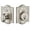 Satin Nickel, variant on Grandeur Parpar_Sglcyl_238 Parthenon Solid Brass Rose Single Cylinder Keyed Entry Deadbolt