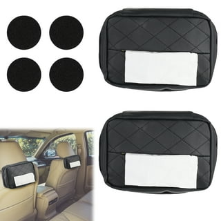 Easy Reach Car Tissue Box Holder Universal Fit On Car Sun Shade & Back Seat  (Black)