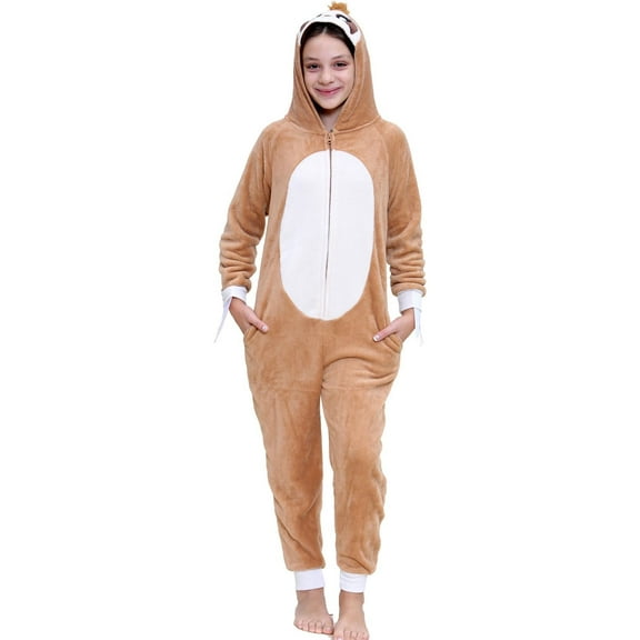 A2Z 4 Kids Girls & Boys Onesie One Piece Super Soft - E.Soft Sloth._5-6