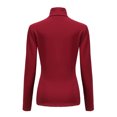 thumbnail image 2 of SSLR Turtleneck Thermal Shirts for Women Long Sleeve Tops Fleece Lined Shirt Mock Neck Base Layer, 2 of 7