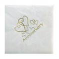 thumbnail image 1 of NPK - Servilletas para Aniversario de Bodas de Oro  - Pack de 15 (Blanco), 1 of 2