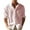 Pink, variant on qolati Dress Shirts for Men 2024 Fall Casual Button Down Shirts Regular Fit Long Sleeve Waffle Knitted Shirts Top
