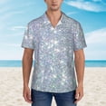 thumbnail image 3 of Dog Footprint Mens Hawaiian Shirt Short Sleeve Casual Button Up Tropical Summer Beach Shirt, 3 of 9