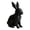 A, variant on Easter Bunny Figurine, Easter Rabbit Figurines Rabbit Decorations for the Home Spring Desk Decor Easter Decorations for Party Home Office Desktop Creative Ornament, Farmhouse Decor