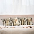 thumbnail image 7 of Ambesonne Autumn Throw Pillow Cover 4 Pack, Tree in Abstract Woods, 16", Orange Brown, 7 of 7