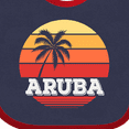 thumbnail image 4 of Inktastic Aruba Vacation Boys or Girls Baby Bib, 4 of 4