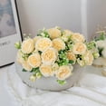 thumbnail image 5 of Dalrosia 4PCS Artificial Flowers Fake Peonies Silk Peony Bouquet Faux Flowers Bulk Arrangements for Decoration Vase Florals Arrangements Wedding Home Party Table, 5 of 6
