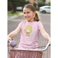 thumbnail image 2 of Girl With Pet Dog T-Shirt Juniors -Image by Shutterstock,  x-Small, 2 of 4