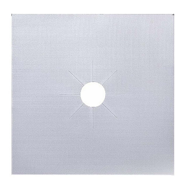 Gas Range Protectors Covers 2Pcs Reusable Gas Range Stovetop Burner Protector Liner Cover Cleaning Kitchen
