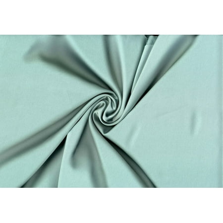 Satin Silky Fabric by the Yard Shiny Dress Craft Sewing Top Fabric (ALOE ByYard) Satin Silky Fabric by the Yard Shiny Dress Craft Sewing Top Fabric (ALOE ByYard)