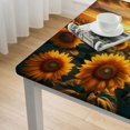 thumbnail image 5 of Acheng Sunflowers Sunset Field Square Tablecloth Washable for Home Kitchen Outdoor Decoration 100% Polyester Fiber 52*52, 5 of 8