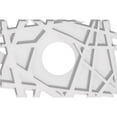 thumbnail image 1 of Ekena Millwork CMP14X9NO-04000 4 in. ID x 5 in. Rectangle Novo Architectural Grade PVC Contemporary Ceiling Medallion, 1 of 1
