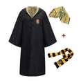 thumbnail image 3 of Capa para niños adultos, disfraz de Halloween, conjunto de sombrero, corbata y bufanda de la Escuela Harris de Magia y Hechicería, 3 of 5