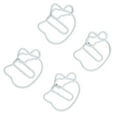 thumbnail image 3 of 100PCS Trombones Empêchent Glisser Exquis Mignons Petits Trombones en Forme de Chat pour Papier Note de Tri Organisation, 3 of 8