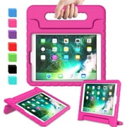 AVAWO Kids Case for iPad 9.7 2017/2018 & iPad Air 2 - Light Weight Shock Proof Convertible Handle Stand Friendly Kids Case for 9.7-inch iPad 5th & 6th Gen, iPad Air 1 & iPad Air 2 - Pink