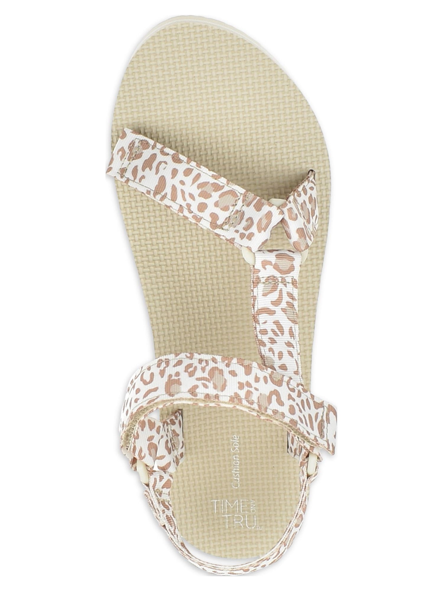 Time and Tru Women's Platform Nature Sandals