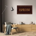 thumbnail image 3 of Catherine Jones 24x11 Gallery Wrapped Canvas Wall Art Titled - Espresso, 3 of 4
