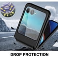 thumbnail image 6 of Compatible Flip Case for Motorola Razr Plus Case with Hinge Protector,Moto Razr Plus 2023 Case,Cute Hard PC Thin Shockproof Case for Motorola Razr Plus 2023 Case Motorola Razr 2023 case Black, 6 of 7