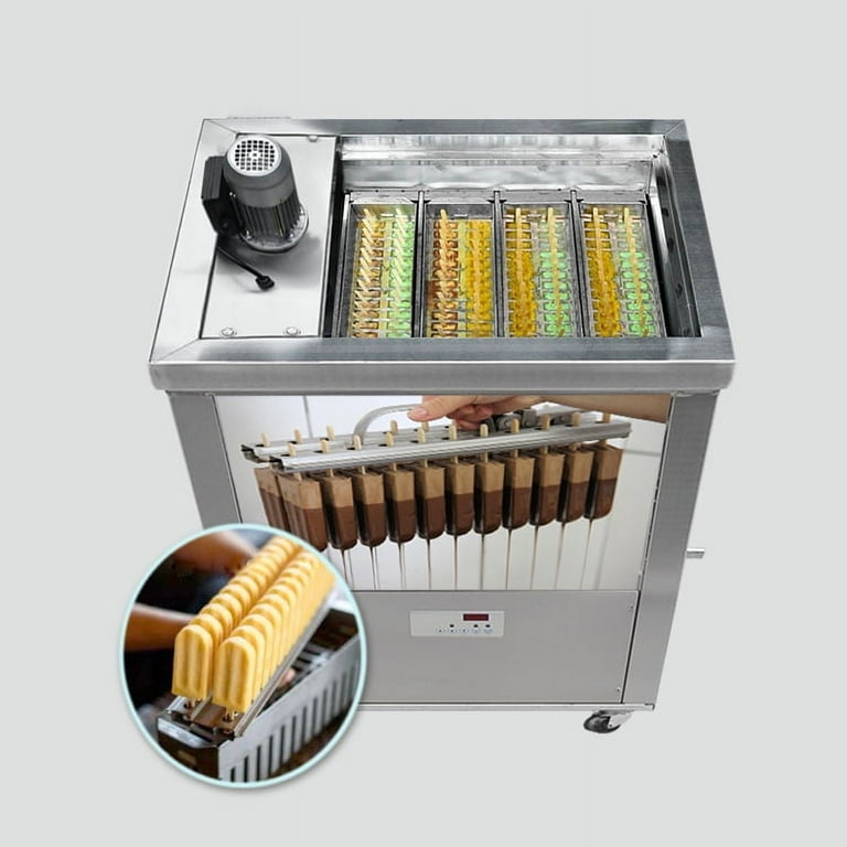 Commercial Ice Pop/Ice Cream maker machine (Fits 4 Standard molds or 8  Brazilian style molds)