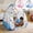 Blue, variant on Bowayaoa Foldable Play Tent, Breathable Portable Game Playhouse, Indoor Outdoor Private Space Tent Playing Reading Relaxing, Easy Storage Play Tent for Home Garden Party Daily Use