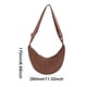 thumbnail image 2 of Bolso Dumpling Bolso Satchel Para Mujer Bolso Bandolera Bolso De Viaje De Pana De Color Sólido, 2 of 9