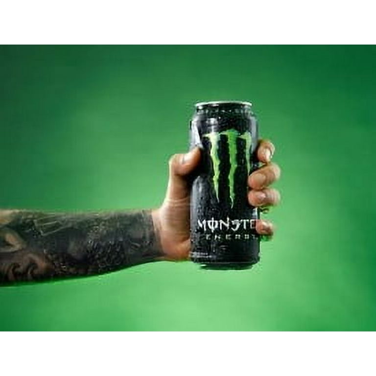 Monster Energy Original, Energy Drink 4 Pack, 16 fl oz Cans