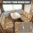 thumbnail image 2 of XYZCANDO Autumn Bohemian Flowers RV Dinette Cushions Stretchable Camper Decor Universal Bench Seat Cover Thanksgiving Couch Cover 2 Cushion Sofa Sofa Slip Covers for 2 Seat Cushion Couch, 2 of 7
