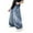 C-Blue485, variant on DHFJKG Baggy Jeans For Boy Wide Leg Loose Fit Floral Denim Pants With Pockets For Kids Teens 4-16 Years Casual Wear Soft Trousers