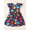 thumbnail image 2 of Happy Town Little Girls Summer Dress Girls Sleeveless Casual Dress Girls Summer Beach Dress for 4-7 Y, 2 of 7