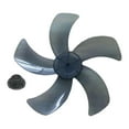 thumbnail image 2 of jifeng Fan Leaves Replacement 5 Leaves Household Fitting High Performance Part Standing Professional Accessories Standing Fan Blades Gray, 2 of 9
