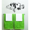 thumbnail image 1 of Black Sea Bass Fish Fishing 12"X30" - Vinyl Wall Decal Vinyl Peel And Stick Sticker Wall Decal, 1 of 2